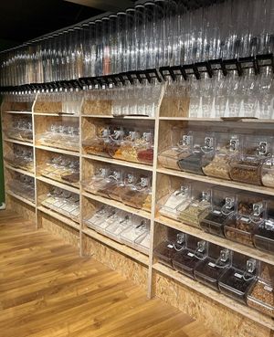 Zero packaging area at Cork Rooftop Farm Shop in Cork