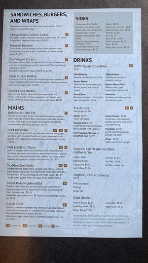 Lunch, reverse  #Veganuary at RED LENTIL in Sharon