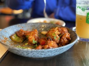 Cauliflower appetizer   at RED LENTIL in Sharon