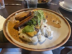 Chimichurri seitan   at RED LENTIL in Sharon
