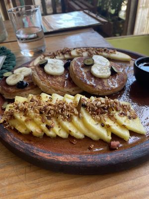 Hotcakes  at Doba in Mazunte