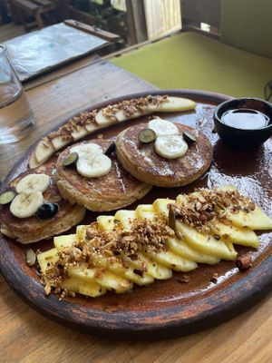 Hotcakes  at Doba in Mazunte