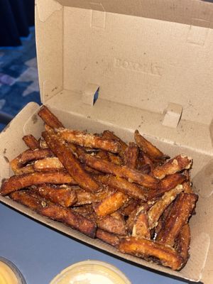 Sweet potato fries  at Mesy Burger in Kensington