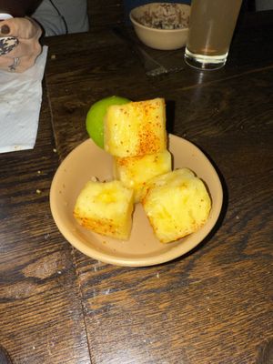 Pineapple with tajin   at Bartaco in Boulder