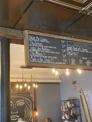 Menu at Breakaway Cafe in Dover