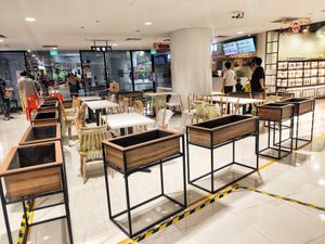 Dining area, renovation still in progress, they will only start their business on either 14 or 15-12-2021 at Grove 素林 - Buangkok Square in Northeast Singapore