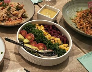 Rainbow salad. at Green Common - Taikoo Li Qiantan in Shanghai