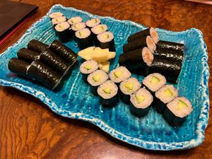 We ordered additional sushi - kappamaki and nattomaki at Sushi Takeda- 鮨処たけ田 in Ninohe