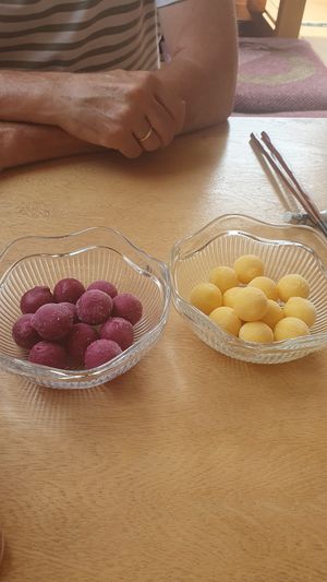 Ice cream! at Sushi Takeda- 鮨処たけ田 in Ninohe