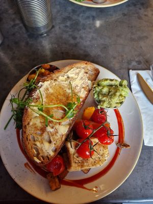 Vegan breakfast at Fika in Stamford