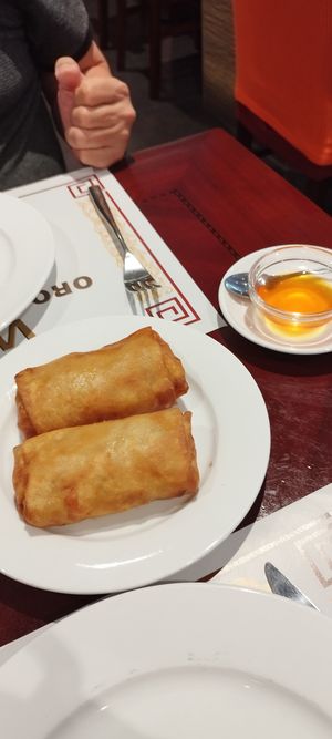 Rollitos de primavera at Oro Gran Muralla in Calatayud