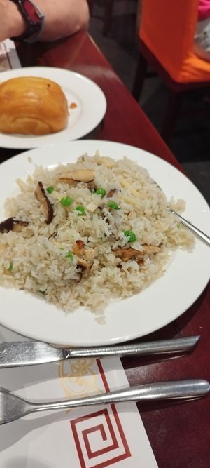 Arroz con verduras (sin huevo) at Oro Gran Muralla in Calatayud