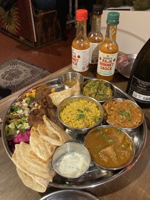 Thali for 2  at En Root - Peckham in South East London