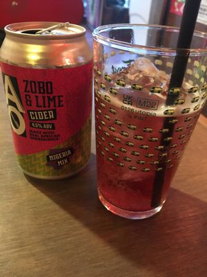 Nigerian cider   at En Root - Peckham in South East London