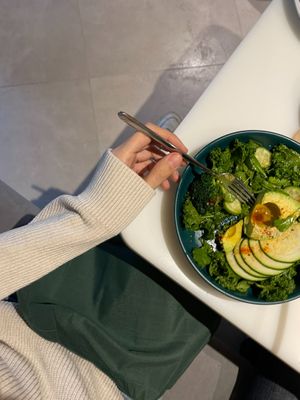 green salad at Tomorrow in Moscow