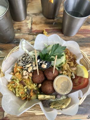 Vegan bowl  at Green Shake in Saint-leu
