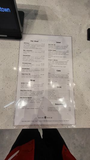 Menu at EnVegan - Memorial Dr in Atlanta