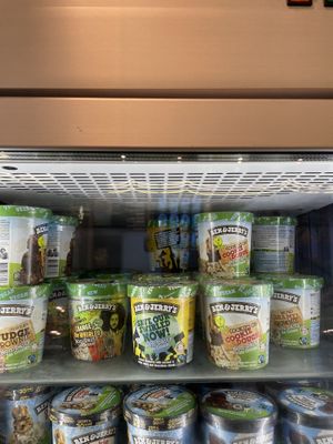 vegan tubs at Ben & Jerry's in London