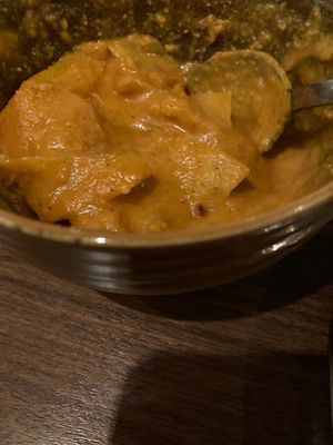 Badami curry at Chaat Indian Tapas & Lounge in West Kirby