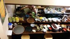 Kitchen at Sujata in Kyoto