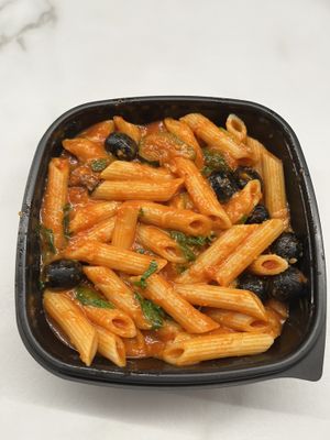 Penne Arrabbiata (added toppings)  at Bennyssimo in Bathgate
