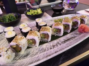 Vegan combo at Miss Sushi in Mallorca