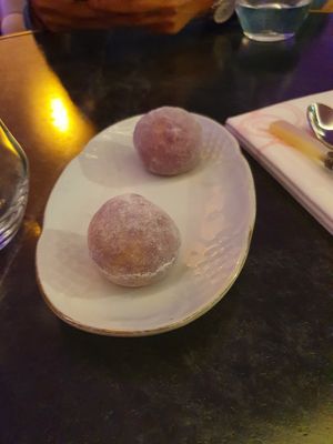 Mango mochi at Miss Sushi in Mallorca