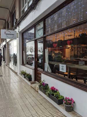 view from outside at Pasiones Bar  in Gijon