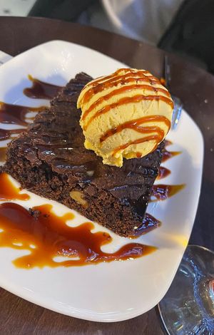 Brownie  at Pasiones Bar  in Gijon