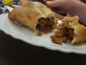 Argentinian empanada at Pasiones Bar  in Gijon