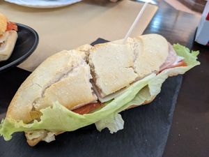 Sandwich at Pasiones Bar  in Gijon