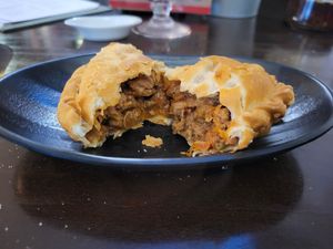 No meat Empenadas at Pasiones Bar  in Gijon