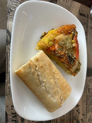 Pincho and Spanish omelette at Pasiones Bar  in Gijon