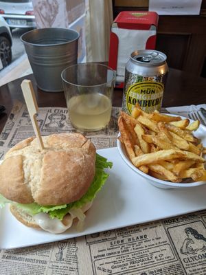 beyond burger at Pasiones Bar  in Gijon