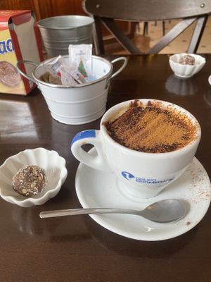 Cappuccino   at Pasiones Bar  in Gijon