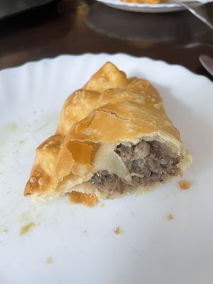 Mushroom empanada   at Pasiones Bar  in Gijon