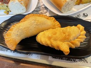 Empanadas  at Pasiones Bar  in Gijon