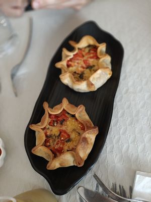 Empanada caprese at Pasiones Bar  in Gijon