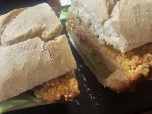 Milanese sandwich at Pasiones Bar  in Gijon