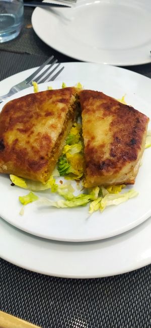 Bastela de verduras 😋 at La Mediterránea in Albacete