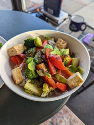 tofu bowl (I forget which one) at Bread + Roses in Hyannis