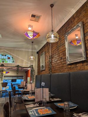 Pretty decor at Pint Size Indian in Point Cook