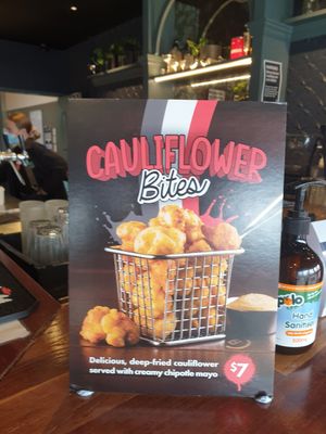 Cauliflower bites at Burger Urge in Armidale