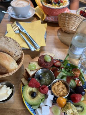 Vegan breakfast  at Cafe MUSTI in Erfurt