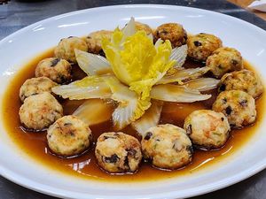 Vegetarian Braised Pork Ball 獅子球 (Photo by 素Good) at Home Taste Vegetarian 家味蔬食 in Kowloon