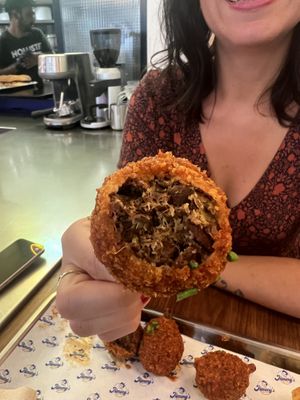 Inside wings   at Jimmy's Street Food in Paris