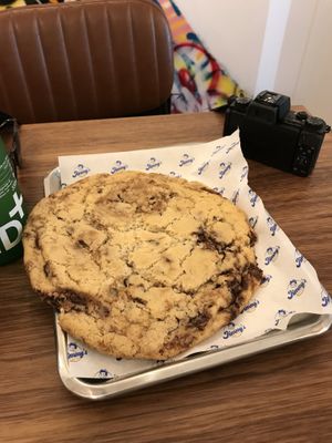 giant cookie  at Jimmy's Street Food in Paris