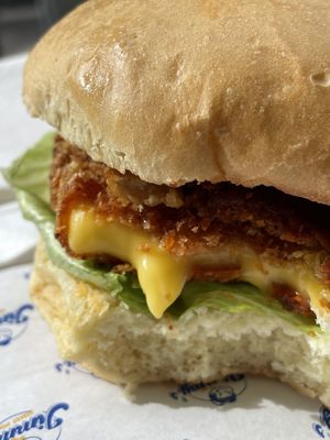 Breaded vegan cheese  at Jimmy's Street Food in Paris