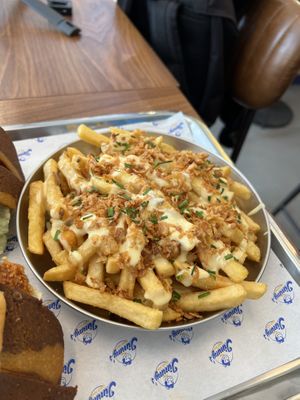 Loaded fries   at Jimmy's Street Food in Paris