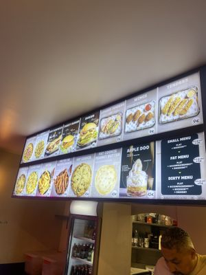 Menu  at Jimmy's Street Food in Paris